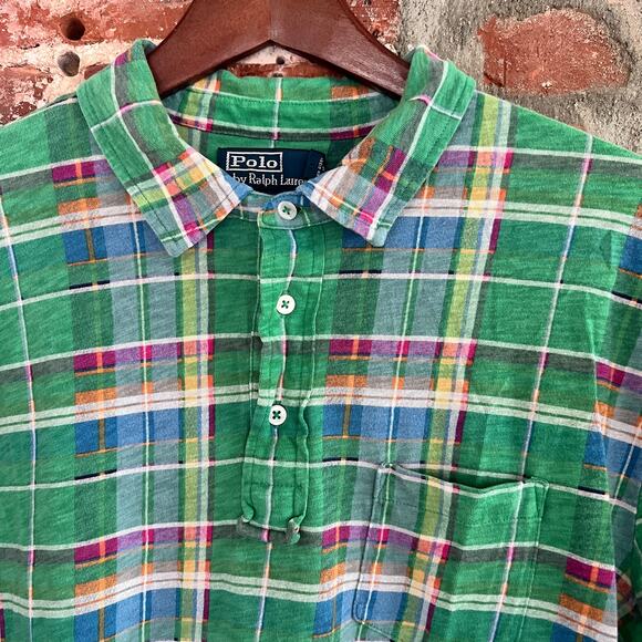 VTG Polo Ralph Lauren Men's Green Polo Shirt XXL 23x28 - Picture 1 of 4